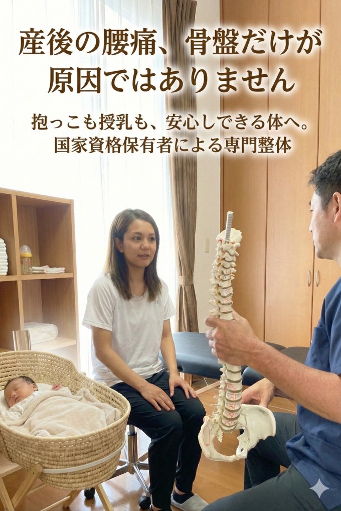 産後の腰痛・骨盤矯正のカウンセリング|赤ちゃんと一緒に通えるうるま市の痛み回復整体リカバリー